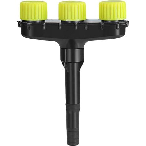 Ugello per irrigazione da giardino con atomizzatore agricolo, strumento per irrigazione a spruzzo, volume d'acqua regolabile (3 teste) (1/5)