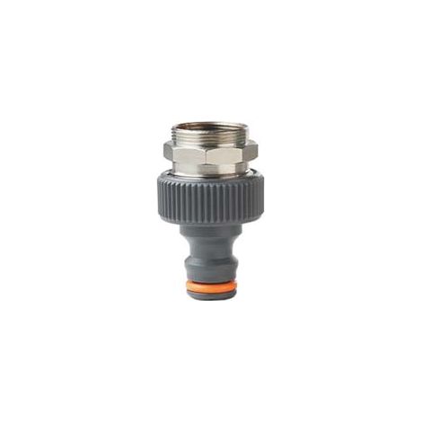 PRESA RUBINETTO CON ADATTATORE IN METALLO- - 3/4 est M24x1 int M22x1 - blister - 80002431 - 2 blister GF