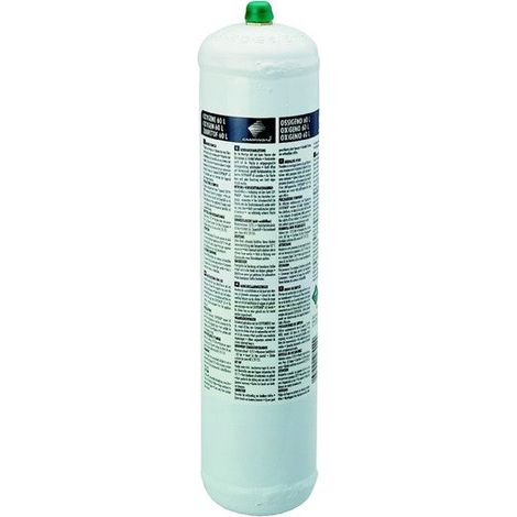 Campingaz – Cartouche de gaz oxygène 1.28 kg – Gaz pour soudure et découpe à flamme – Embout à visser – Longueur 7.2 cm