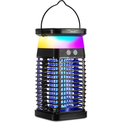 SWANEW Lampada solare repellente per zanzare all'aperto 4000mah UV elettrico impermeabile insetto killer efficace repellente (1/5)