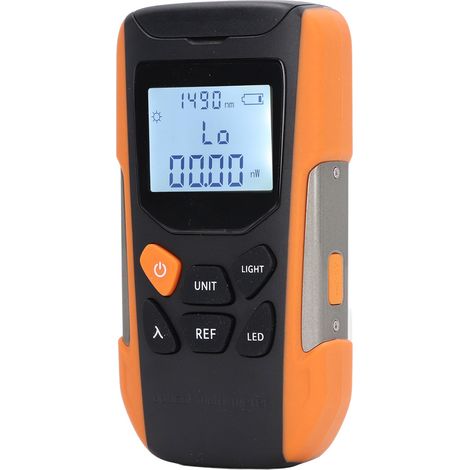 Wattmètre à fibre optique haute précision -70 à +10 V, mini testeur de fibre optique avec batterie Li-ion rechargeable 5 V CC (1/5)