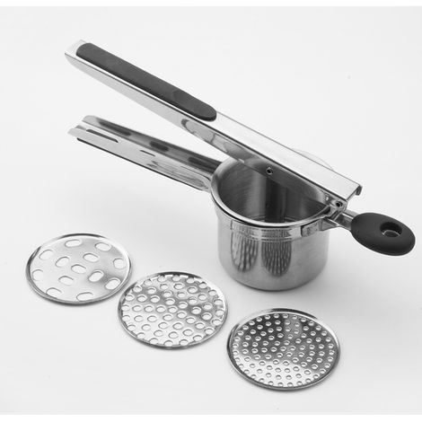 (A) Mehrzweck-Kartoffelstampfer, manueller Kartoffelstampfer aus Edelstahl mit 3 (1/5)