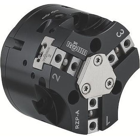 Röhm RZP-A 64/3-2 GI, Pinza céntrica, alta fuerza de agarre, seguridad de fuerza de agarre tensión interna - 436963