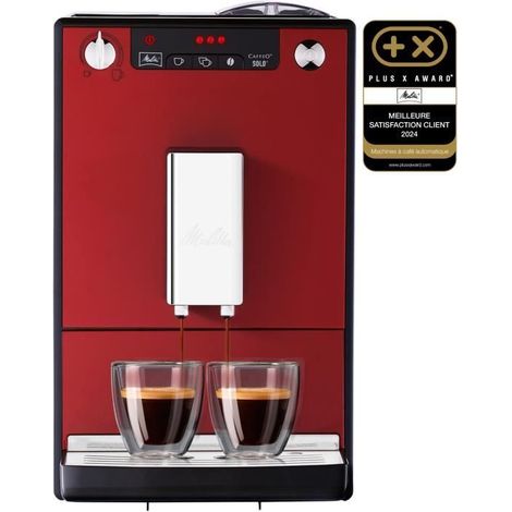 MELITTA Solo Kaffeemaschine mit Mahlwerk - Chili Rot (1/5)