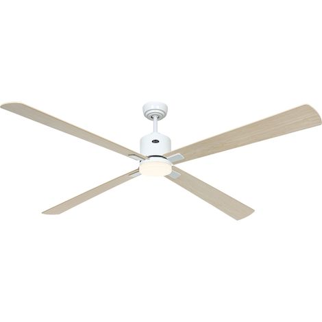 Ventilateur de plafond ECO NEO III 180 WiFi avec éclairage, finition blanc - noyer/cerisier (1/2)