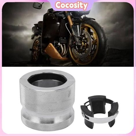Cocosity ensemble de pilote de joint de fourche Outil de Pilote de Joint de Fourche de Moto, Installateur Métallique moto coffret (1/5)