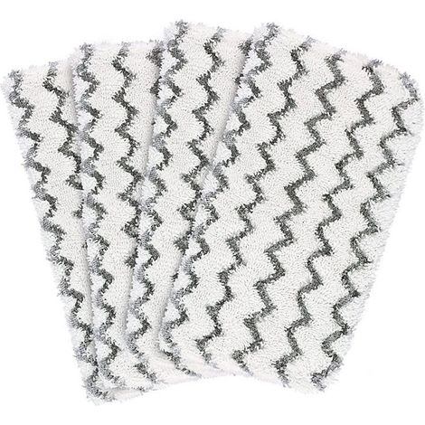Lot de 4 lingettes de rechange lavables pour balai vapeur Shark S1000, S1000A, S1000C, S1000WM et S10001C. (1/5)