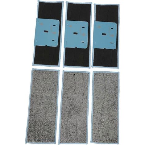 Lot de 6 lingettes de nettoyage humides lavables de rechange compatibles avec iRobot Braava Jet M6 (1/5)