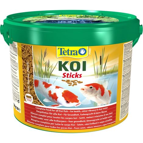 TETRA POND KOI STICKS, Alimento para Carpas, 10 L