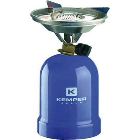 Réchaud à gaz camping 2200W Coque Acier Réchaud pour cartouche gaz 190g KEMPER (1/5)