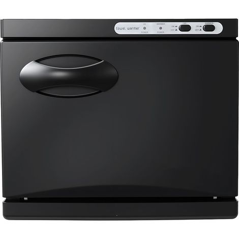 Chauffe Serviettes 8L,Petit Cabinet avec Grille en Acier Inoxydable,Capacité 12 Serviettes,Portable pour Spa et Salon (1/5)