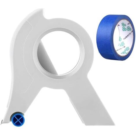 Outil de découpe de ruban de masquage pour décoration intérieure, distributeur de ruban de masquage, machine à coudre simple (bleu) (1/5)