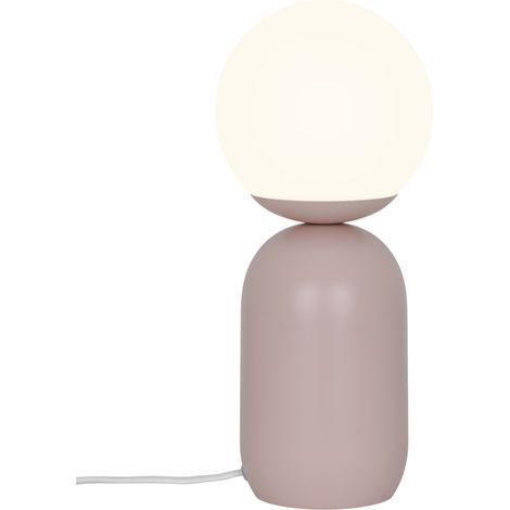 Lampe à poser Notti  Métal Rose poudré ,  H. 34,5 - IP20 - E14 /  Nordlux Intérieur