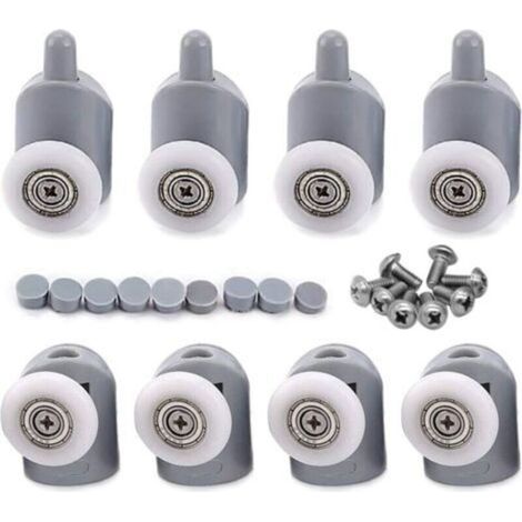 8 Pcs 23mm Roller Pulley Wheel for Shower Door, Sliding Bathroom Door Rollers (1/5)