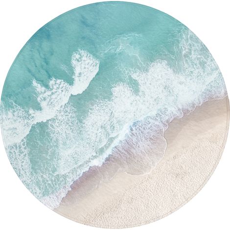 TAPPETINO DA BAGNO Spiaggia - Mare - Natura - Estate 70x70 cm