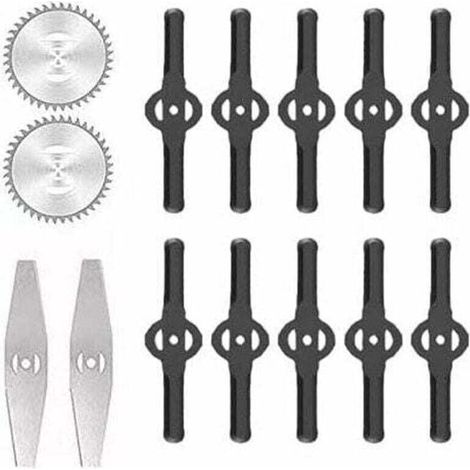 Déstockage Accessoires pour tondeuses à gazon Lames de désherbeur électrique Lames de scie Manche télescopique léger pour la coupe du gazon, l'entretien de l'allée et du jardin,LAOA