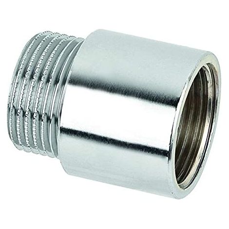 Raccordo prolunga m-f in ottone cromato lucido 1" x 10 mm rinaldi e pettinaroli