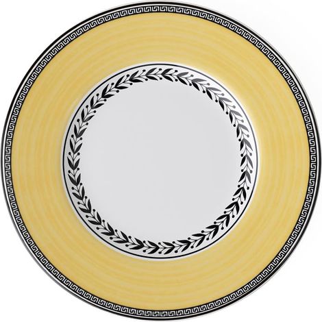 Assiette à Pain Porcelaine Jaune 18 x 18 x 9 cm 1 Assiette (1/2)