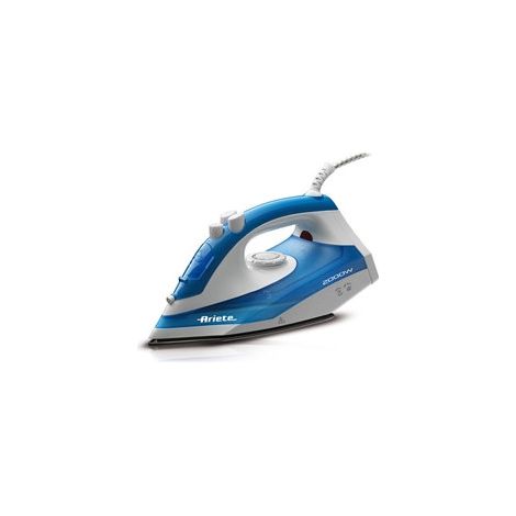 Ariete 6234 Plancha vapor-seco Teflon soleplate 2000 W Azul, Blanco