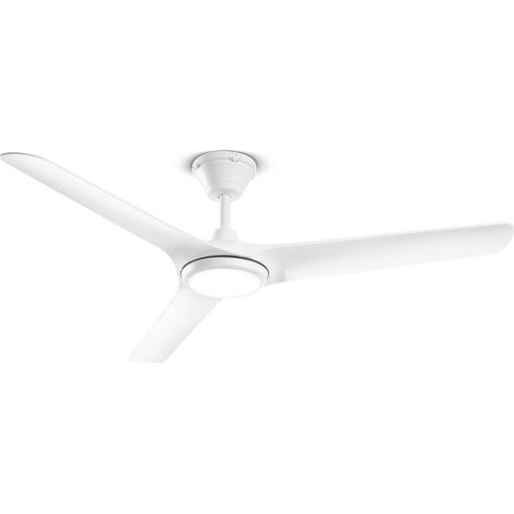 Ventilatore da Soffitto con luce Perenz 7194 B CT Bianco - Ø 142 cm, 3 Pale, 9 Velocità, Motore DC 25W, Silenzioso (1/2)