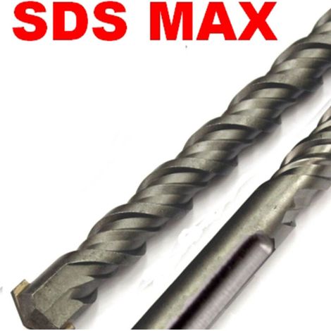 Mèche Géante à Double Hélice Avec Douille Sds Max Pour Marteau De Démolition (1/2)