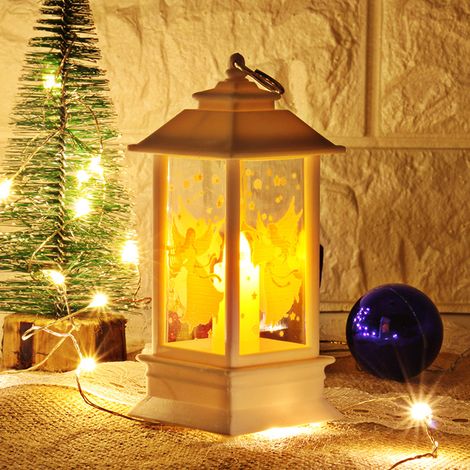 LED-Schreibtischlampe mit Engelsmotiv, tragbar, batteriebetrieben, warmweiß, ideal für Weihnachten, Partys zu Hause, Restaurants und als Geschenk. (1/5)