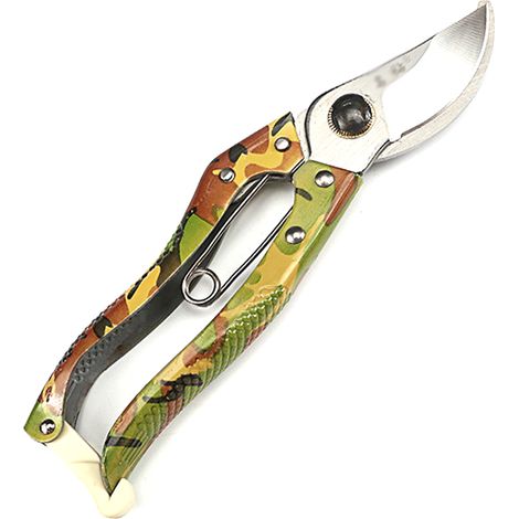 Secateurs De Jardinage - Ciseaux De Taille En Acier Inoxydable - Pour Arbres Fleurs Et Arbustes - 1 Pièce (1/5)