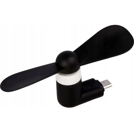 Mini ventilador portátil de mano con micro USB para teléfono (1/4)
