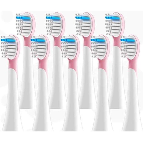 9 têtes de brosse de rechange, pour brosses à dents électriques enfants, poils extra-doux, compatible Philips Sonicare Kids (1/5)