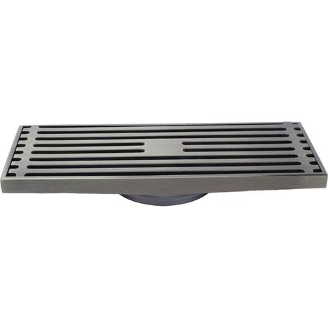 Linear Floor Drain with Removable Cover Antique Drain Set for Bathroom Toilet Balcony (1/5)