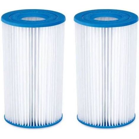 Cartouches filtrantes pour piscine, 2 boîtes par paquet, adaptées aux piscines extérieures (1/4)