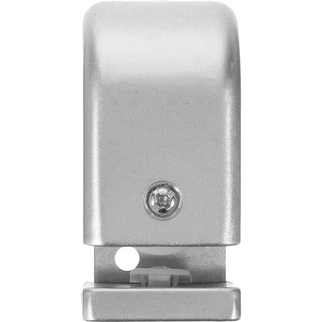Guide Inférieur de Porte Verre, Réglable, Argenté, Fer (1/5)
