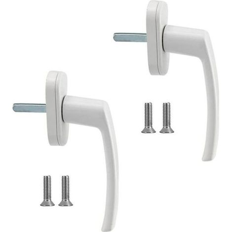 Poignée De Fenêtre - Alliage D'aluminium - 140 Mm - Pour Porte Et Fenêtre - 2 Pièces (1/5)