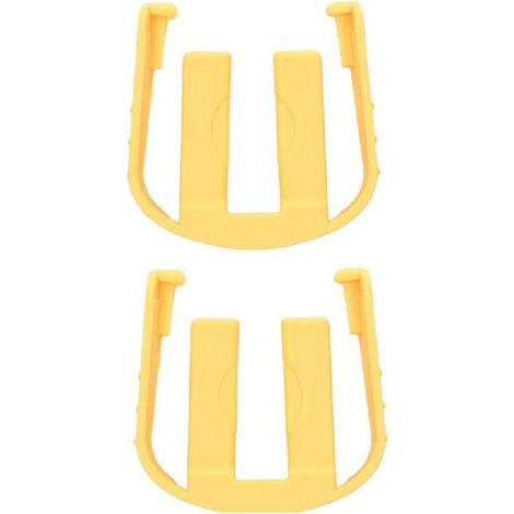 Juego de 2 arandelas para coche, otras herramientas de jardín, conector rápido, lazo, clip en C, piezas de repuesto, adecuado para Karcher K2, K3, K7, amarillo (1/4)