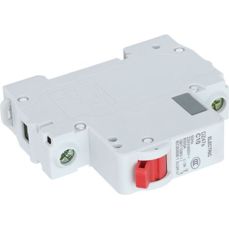 Disjoncteur miniature professionnel monophasé pour montage sur rail DIN 10 A 230 V/400 V DZ47s C10 (1/5)