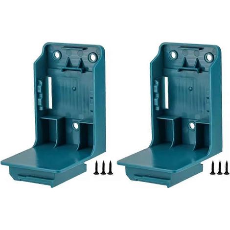 Support mural de rangement pour outils et batterie au lithium 2 en 1 Makita 18 V Li-Ion (2 pièces) - Image en couleur (1/5)