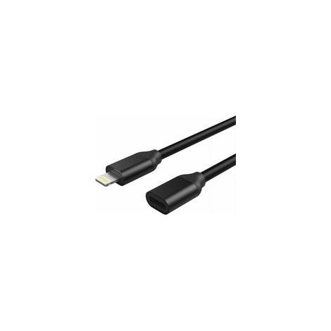 Rallonge de câble Lightning de 1 mètre pour iPhone et iPad, certifiée Apple MFi. Connecteur femelle à mâle pour le transfert audio, vidéo, musique, données et la charge (1/5)