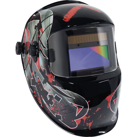 GYS – Masque de soudeur LCD 9/13G Volcano – Protection UV/IR DIN 15 – Temps de réaction 0,25 ms – Alimentation solaire – Normes EN 175/EN 379 (1/2)