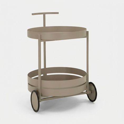 Carrello portavivande in metallo con ruote Saturno (1/5)