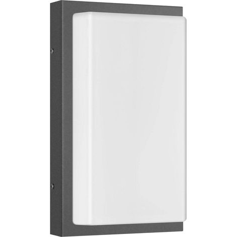 Luminaire extérieur LED LCD Graphit acier inoxydable anthracite L 17 cm 12 W 3000 K IP44 1200 lm réf. 058LED (1/4)