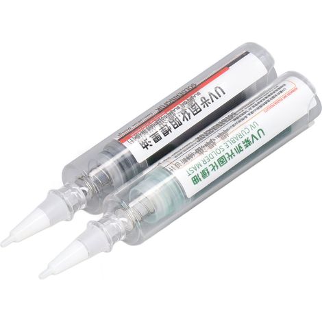 UV-Lötstopplack, schwarze Tinte, UV-Licht-härtende grüne Tinte für Elektronikreparaturen, 10 ml Fassungsvermögen (1/5)