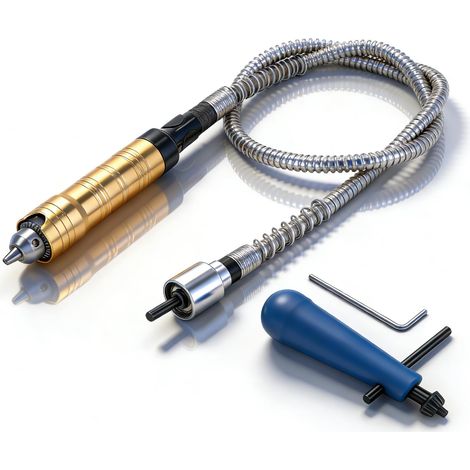 Arbre Flexible, Axe Flexible Arbre D'extension De Perceuse Flexible, Rallonge Flexible Pour Meuleuse électrique Broyeur Rotatif, Tige Flexible Pour Perceuse Et Outil De Meuleuse Rotative, 0,3-6,5mm (1/5)