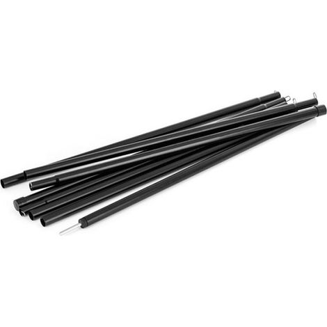 Poteau Tente - Fer Galvanisé - 50 cm Plie - 200 cm Déplié - Pour Auvent Abri Extérieur - 2 Pièces (1/5)