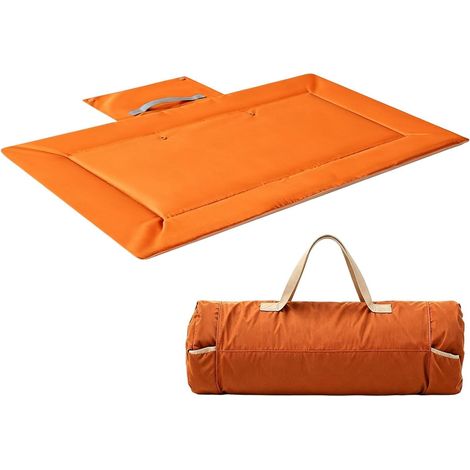 Lit de Voyage pour Chien Coussin Pliable Et Lavable pour Chien lit de camping canin Pour Siège Automobile, Camping, Plage, Pique-nique, Vacances, Hôtel, Intérieur (1/5)