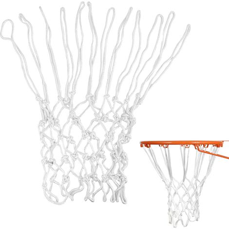 Filet de Basket-Ball - 1 Pièce - Polyester - 12 Boucles - Intérieur et Extérieur - 53,3 cm (1/5)