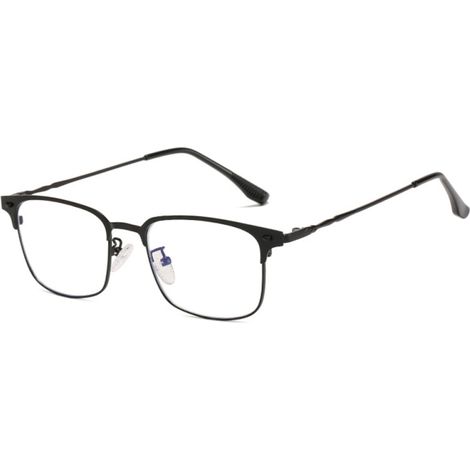 Gafas con filtro de luz azul (4-400 nm) para videojuegos, montura retro ligera. (1/5)