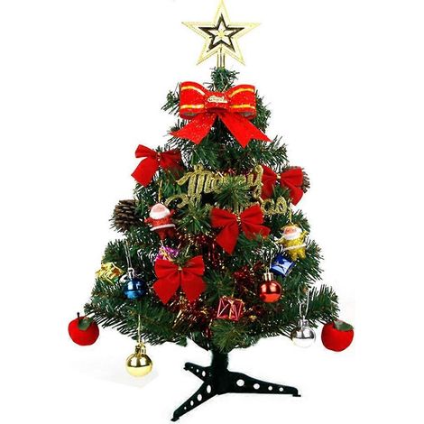 30 cm großer künstlicher Mini-Tisch-Weihnachtsbaum, Miniatur-Dekorationen für Feiertage, Mini-Weihnachtsschmuck für den Tisch, Weihnachtsgeschenk für Zuhause oder Party. (1/3)