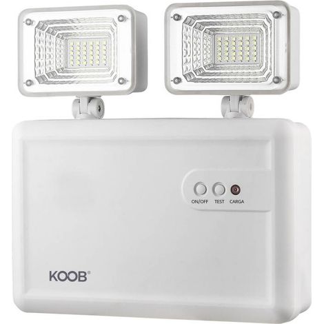 Luz de emergencia LED ROMLUX, Estanca IP65, Industrial, Blanco frío (1/4)