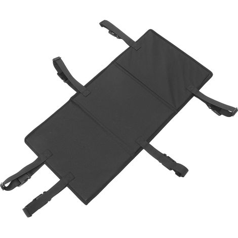 Protection d'échelle pour lit superposé en tissu Oxford, barrière anti-escalade, empêche les enfants de grimper aux échelles, verrouillable pour échelle de lit superposé, noir (1/5)
