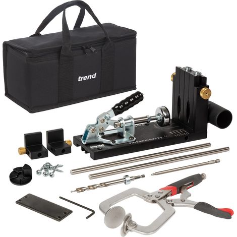 kit pro gabarit de trous de poche, pince, foret, 100 vis (1/5)